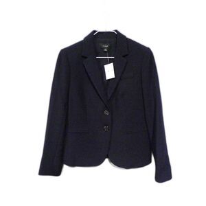 J. Crew Schoolboy Stretch Crepe Blazer Suit Jacket - Navy Blue 6P